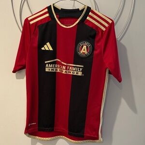 Adidas Youth Five Stripe Atlanta United Jersey